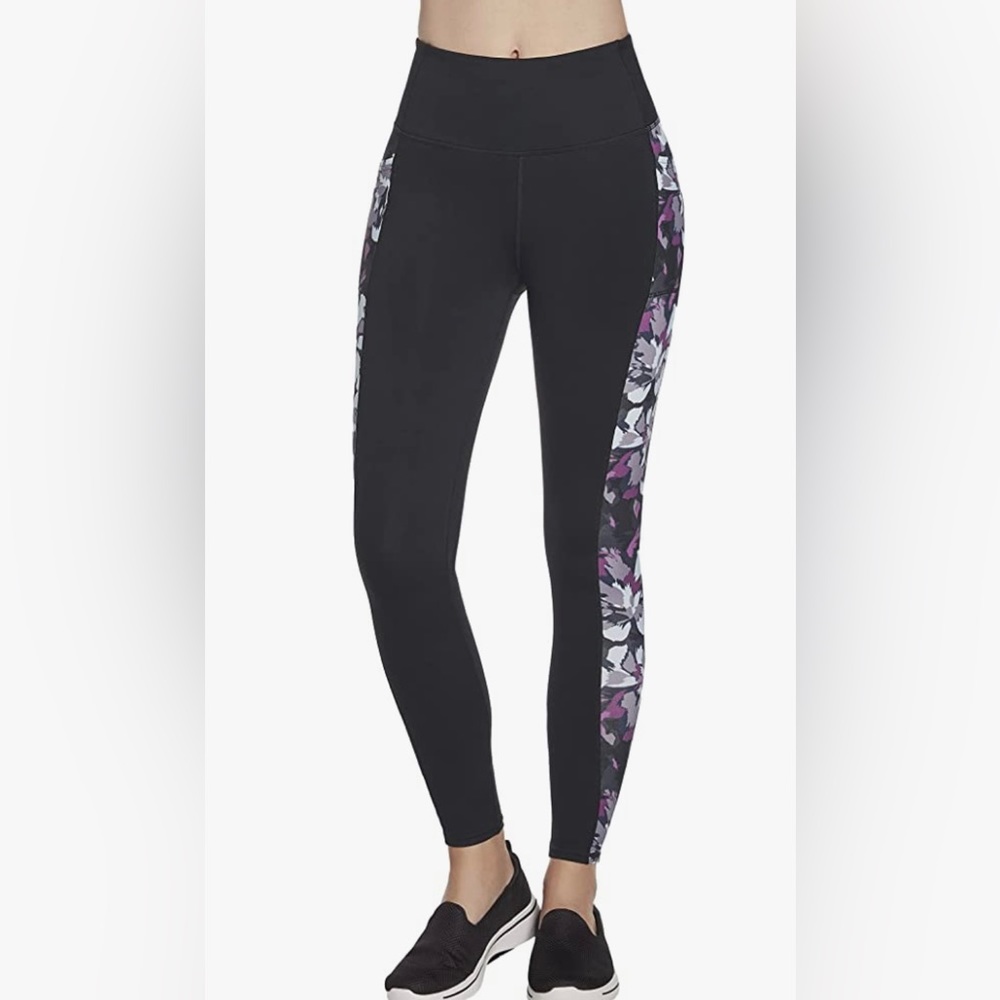 Skechers high waisted go flex legging purple size S